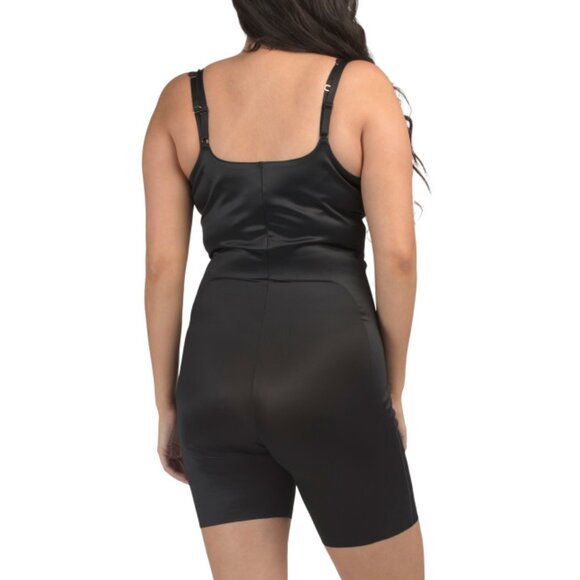 CHANTELLE Black Open Bust Mid Thigh Shaper - Picture 2 of 2